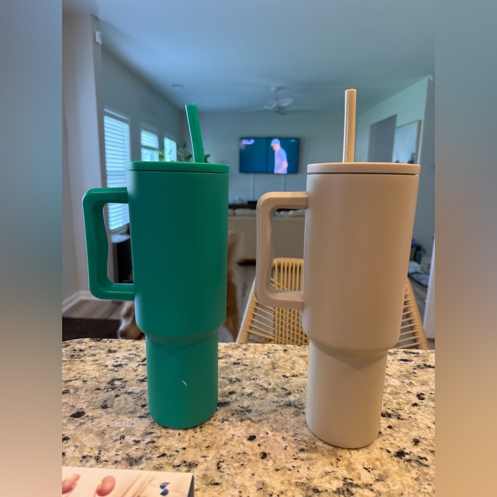 Simple modern tumbler 40oz - SET OF TWO
